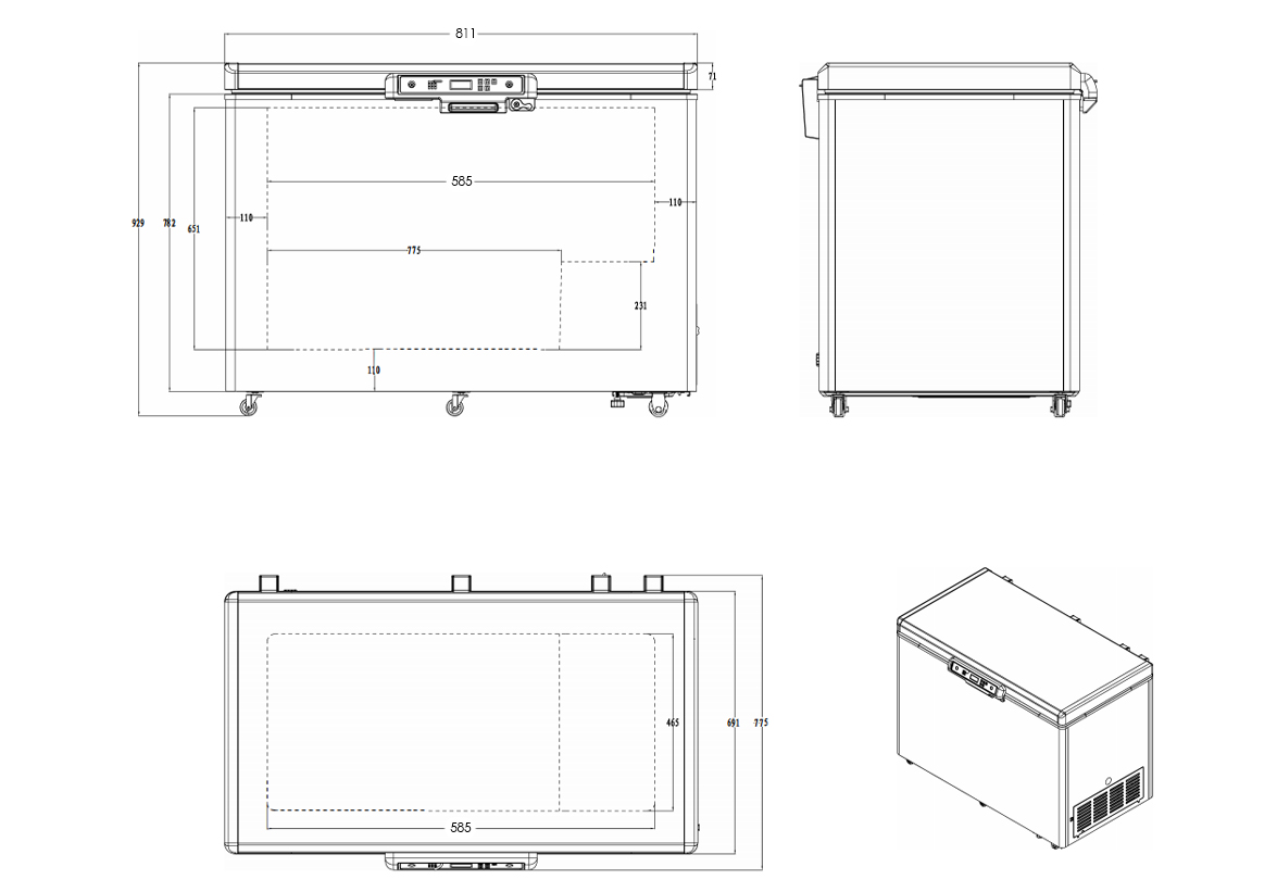 Low Deep Lab Cryogenic Freezer -60 degree